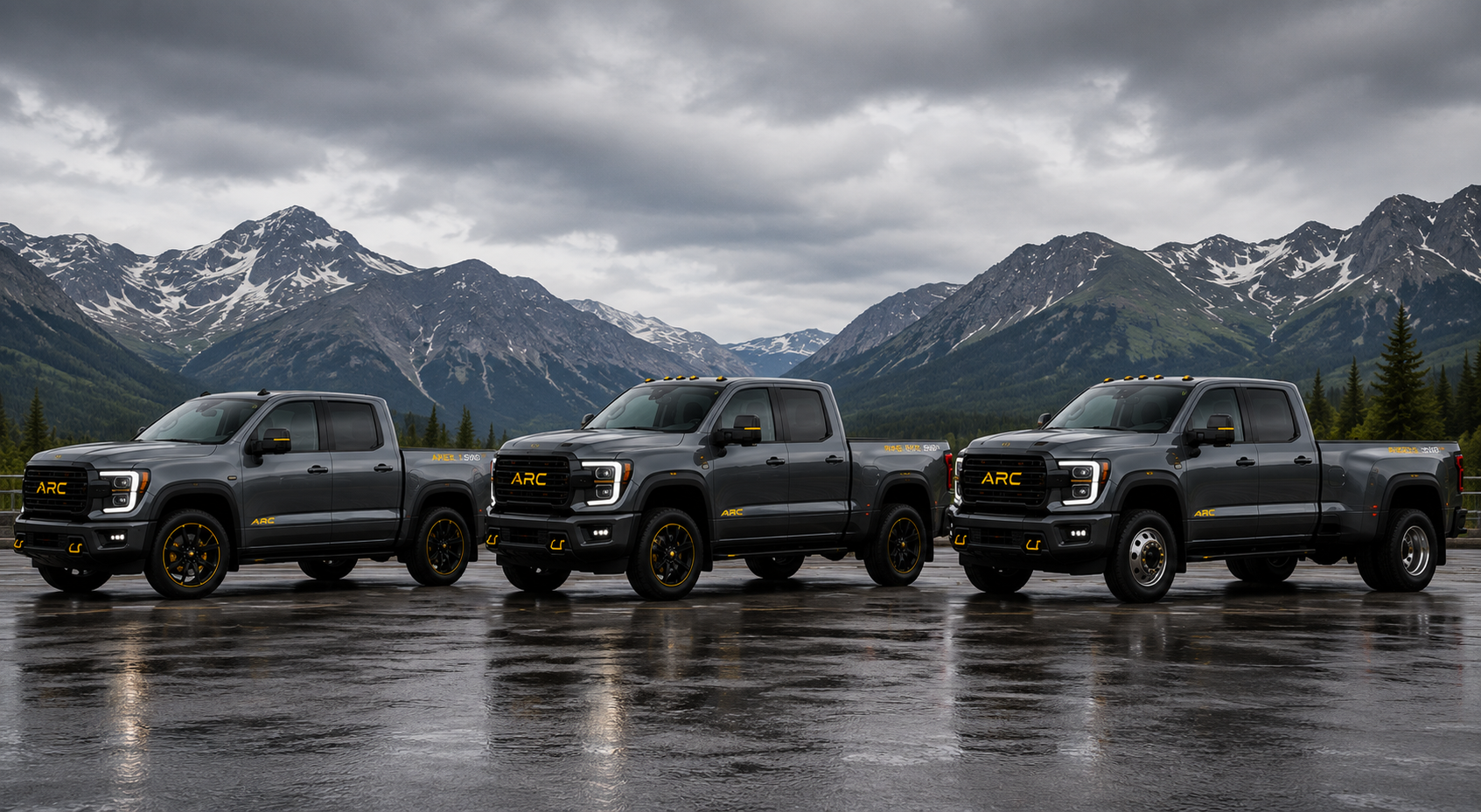 ARC Apex 1500, 2500 and 3500 truck concepts